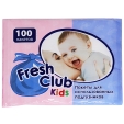 Пакеты для использованных подгузников "Fresh Club Kids" , цвет: голубой, 100 шт "Смарт Продактс" Состав 100 пакетов инфо 13696p.