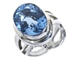 Кольцо, серебро 925, топаз 017 02 21-02289 2010 г инфо 10813r.