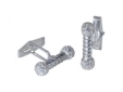 Запонки, серебро 925 ,циркон 005 15 21-00045 2010 г инфо 11130r.
