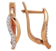 Серьги с фианитом 02-1688-03 2010 г инфо 11257r.