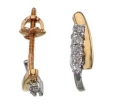 Серьги с бриллиантами ECE0045NBRDA 2009 г инфо 11516r.