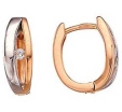 Серьги с бриллиантами ECE0021NBRDA-OX-R 2009 г инфо 11523r.