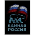 Единая Россия Картина с кристаллами Сваровски 2009 г инфо 11596r.