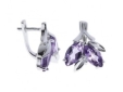 Серьги, серебро 925, аметист 003 01 21spk-00425 2009 г инфо 11602r.